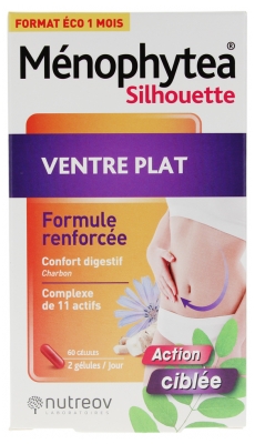 Nutreov, Menophytea Silueta Vientre Plano 60 Cápsulas
