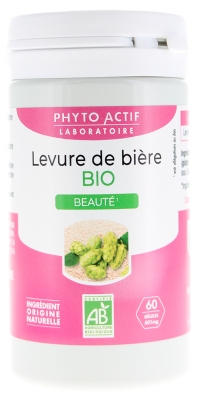 Phyto-Actif Levadura de Cerveza Ecológica 60 Cápsulas