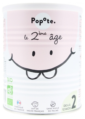 Popote 2ª Edad de 6 a 12 Meses Ecológico 400 g