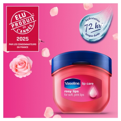 Vaseline Baume à Lèvres Lèvres Rosées 7 g