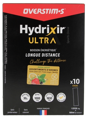 Overstims Hydrixir Surtidos Ultra Sabor 10 Barritas