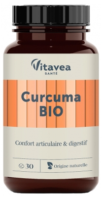 Vitavea Organic Turmeric 30 Tablets