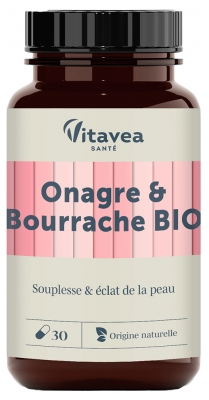 Vitavea Nachtkerze und Borretsch Bio 30 Kapseln