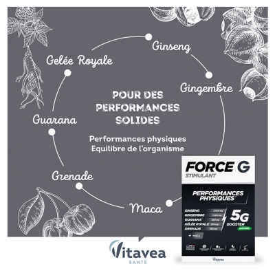 Vitavea Force G Stimulant Performances Physiques 10 Ampoules
