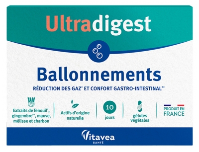 Vitavea Ultradigest Oppustethed 30 Kapsler