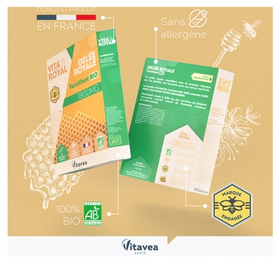 Vitavea Vita'Royal Gelée Royale Bio 1800 mg 10 Ampoules