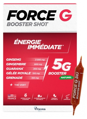 Vitavea Force G Booster Shot Immediate Energy 10 Ampoules