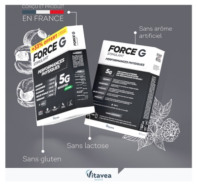 Vitavea Force G Stimulant Performances Physiques 15 Ampoules + 5 Offertes
