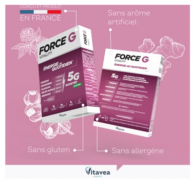 Vitavea Force G Vitality Énergie au Quotidien 10 Ampoules
