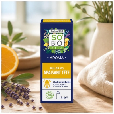 Léa Nature SO BIO étic Aroma SOS Rauhoittava Pää Roll-On Bio 5 ml