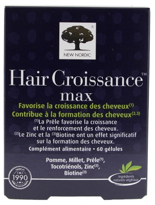 New Nordic Crecimiento del Cabello Max 60 Cápsulas