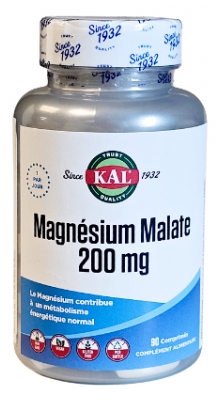 Kal Magnésium Malate 200 mg 90 Comprimés