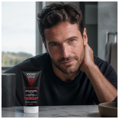 Vichy Homme Structure Force Drėkinamoji Priešraukšlinė Priežiūra 50 ml