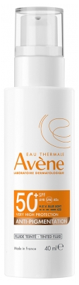 Avène Solaire Tepliojo Atspalvio Skystis Nuo Pigmentacijos SPF50+ 40 ml