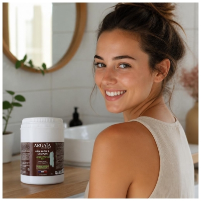 Argaïa Gebrauchsfertige grüne Tonerde-Paste 1 kg