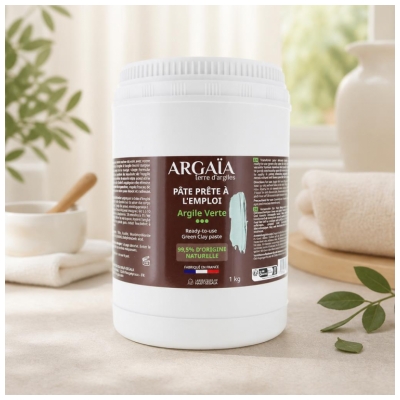 Argaïa Kant-en-klare Groene Kleipasta 1 kg