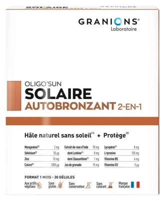 Granions Oligo'Sun Sun Self Tanning 2in1 30 Capsules