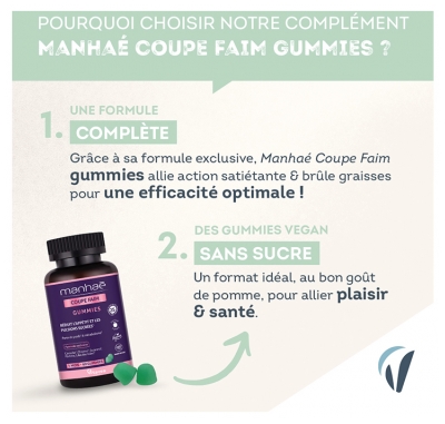 Vitavea Manhaé Coupe Faim 60 Gummies