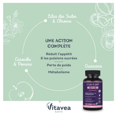 Vitavea Manhaé Coupe Faim 60 Gummies