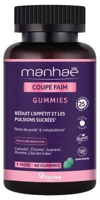 Vitavea Manhaé Suprimarea Apetitului 60 Gummies