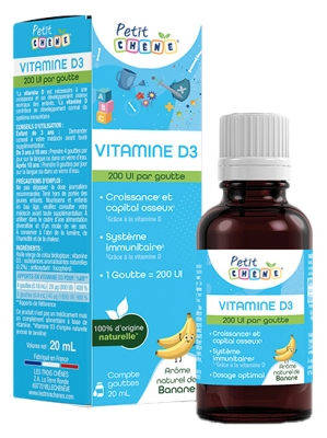 Les 3 Chênes Petit Chêne Vitamin D3 20 ml