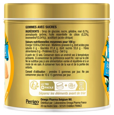 Valda Gommes Goût Miel Citron 140 g