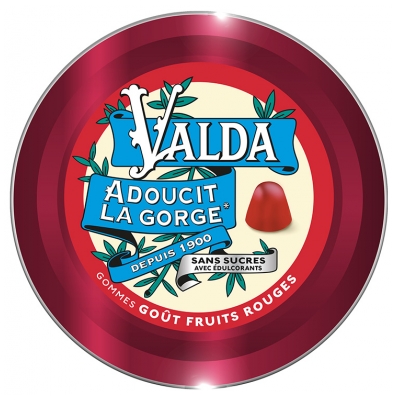 Valda Raudonųjų Vaisių Skonio Pastilės 140 g