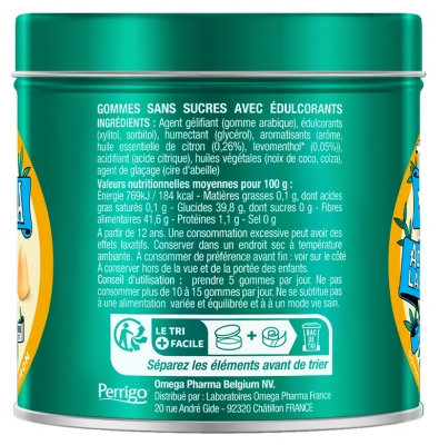 Valda Gomas Sem Açúcares Sabor Mel Limão 140 g