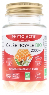 Phyto-Actif Mleczko Pszczele 2000 mg Organiczne 60 Kapsułek