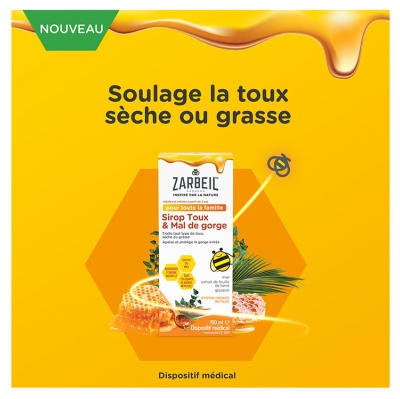 Zarbeil Sirop Toux & Mal de Gorge 150 ml