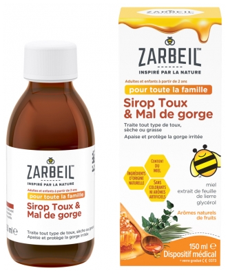 Zarbeil Sirup Husten & Halsschmerzen 150 ml