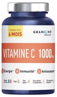 Vitamina C 1000 mg 180 Comprimidos
