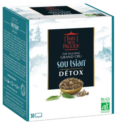 Ceaiurile Pagodei Sou Tsian Ceai Oolong Grand Cru Detox Bio 30 Plicuri