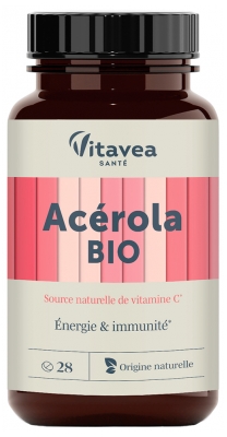 Vitavea Organic Acerola Energy & Immunity 28 Tablets