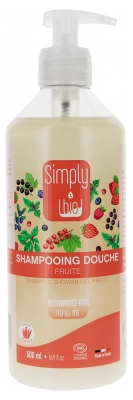 Simply Bio Shampoing Douche Fruité Bio 500 ml