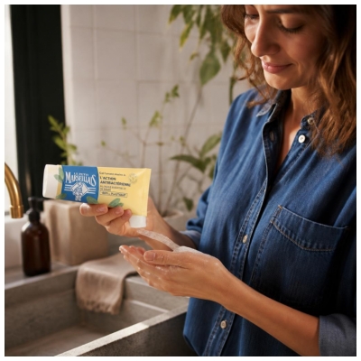 Gel de spălat pe mâini Le Petit Marseillais Acțiune Antibacteriană Eco-Reîncărcare 250 ml