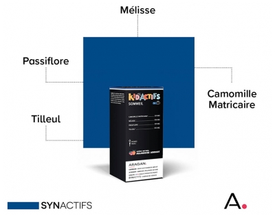 Aragan Synactifs KidActifs Sirop Sommeil 125 ml