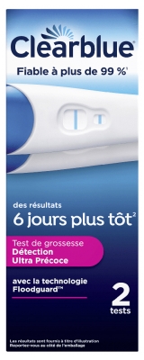 Clearblue Ultra Early Detection Pregnancy Test 2 Testy