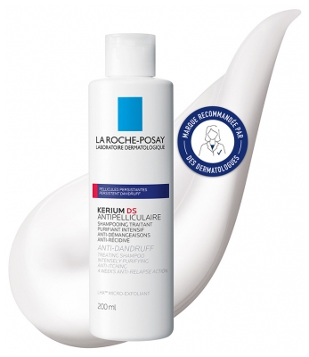 La Roche-Posay Kerium DS Shampoing Traitant Antipelliculaire Purifiant Intensif 200 ml