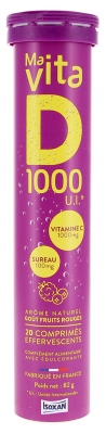 Isoxan Ma Vita D 1000 IU 20 Effervescent Tablets