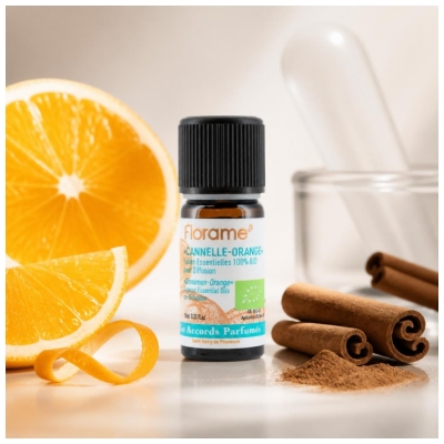 Florame Parfémové akordy Skořice Pomeranč pro Bio Difúzi 10 ml