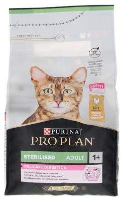 Purina Proplan para Gato Adulto Esterilizado Digestão Delicada Frango 1,5 kg
