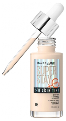 Maybelline New York Superstay 24H Skint Tint Fluide de Teint 30 ml - Teinte : 03