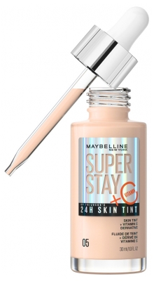 Maybelline New York Superstay 24H Skint Tint Fluide de Teint 30 ml - Teinte : 05