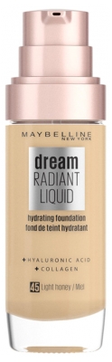 Maybelline New York Dream Radiant Liquid Fond de Teint Hydratant 30 ml - Teinte : 45 Miel