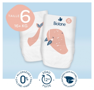 Biolane Culottes Naturelles 36 Culottes Taille 6 (+16 kg)