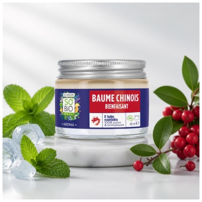 Léa Nature SO BIO étic Aroma Baume Chinois Bienfaisant Bio 40 ml