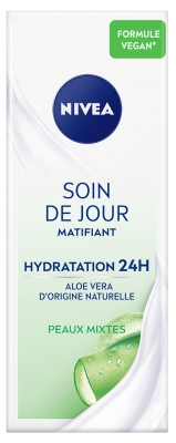 Nivea Soin de Jour Matifiant Hydratation 24h à l'Aloe Vera Peaux Mixtes 50 ml