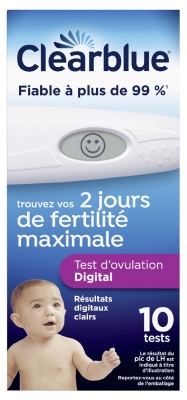 Clearblue Digital Ovulation Test 2 Days 10 Units