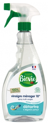 Biovie Ocet gospodarczy 10° Uniwersalny spray Eukaliptus 750 ml